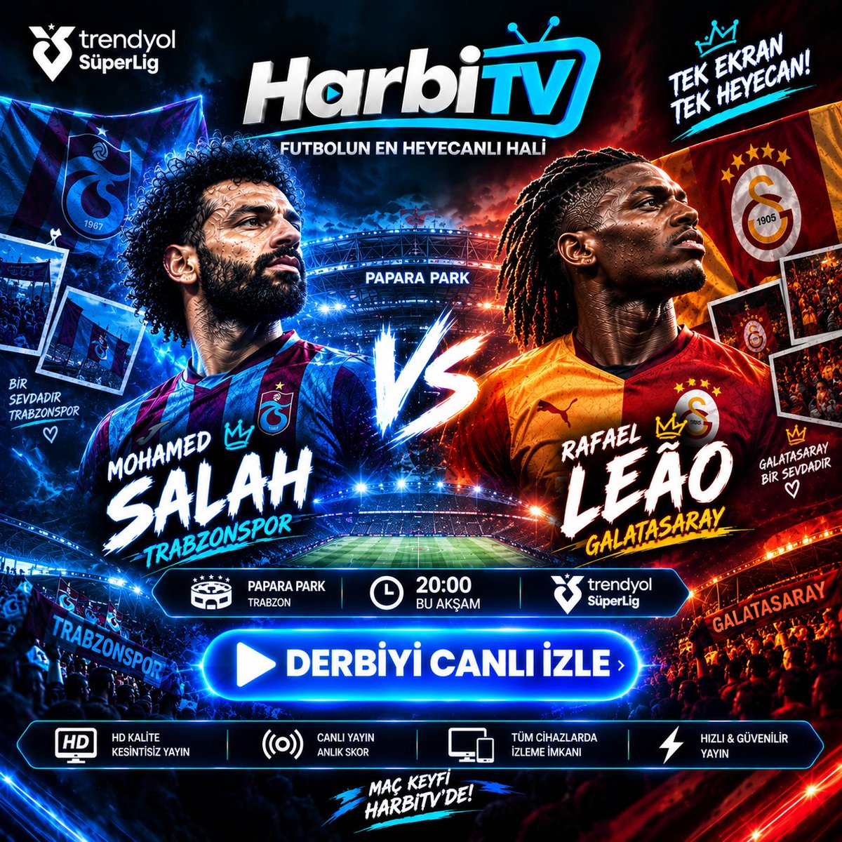 Betkom_Resmitr's tweet photo. ⚽Trabzonspor - Galatasaray Maçını Canlı İzle!⚽

💙❤️ Trabzonspor ile 💛❤️ Galatasaray karşı karşıya! Maçı canlı izle.

📺 İzle: https://t.co/oQ8d8qMX72

#harbitv #Trabzonspor #Galatasaray #Canlıİzle #Futbol https://t.co/eBDhsrwTGr