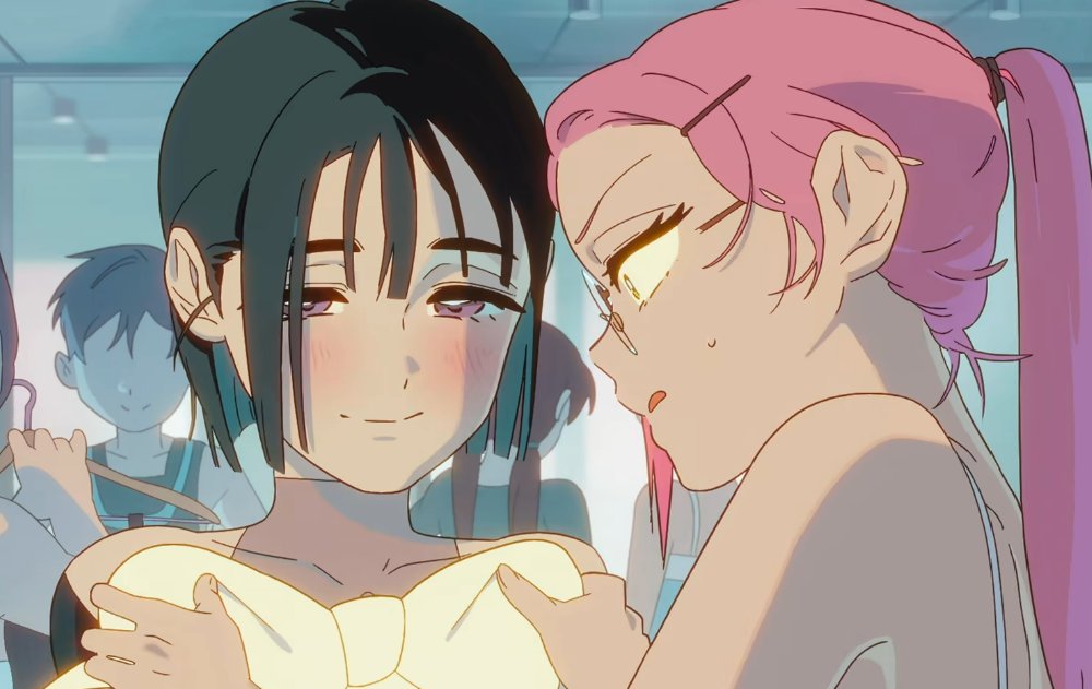 lamentmizi's tweet photo. morro de rir com larp de ALNST sorteando teoria dizendo que o figurino das mizisua era pra ser o contrário, sendo que elas só estavam vendo como ficaria uma na outra, tanto que a parte do peito da sua fica toda larga e no caso da mizi nem caberia por conta dos peitão dela 😭 https://t.co/ZXFpYw4uhe