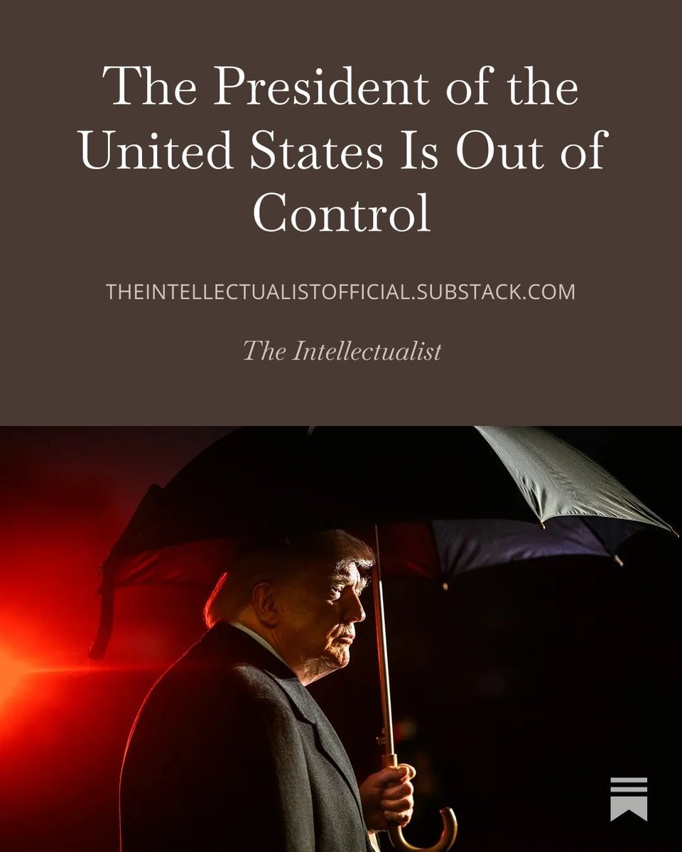 TheDemCoalition's tweet photo. President Donald Trump Has Threatened War Against Allies, Undermined Courts, and Menaced the Independence of the Federal Reserve. The United States Is in Free Fall.

"This is how complex systems collapse. Not from a single failure, but when multiple stabilizing institutions are pressured at the same time. The president has threatened allies, undermined courts, pressured the Federal Reserve, destabilized markets, and eroded trust at home and abroad—simultaneously. In such systems, failure does not require everything to break. One critical stabilizer giving way is enough. And the most dangerous signal is that none are now treated as off-limits."

Read more here: https://t.co/M7629Ji6jg

#25thAmendmentNOW