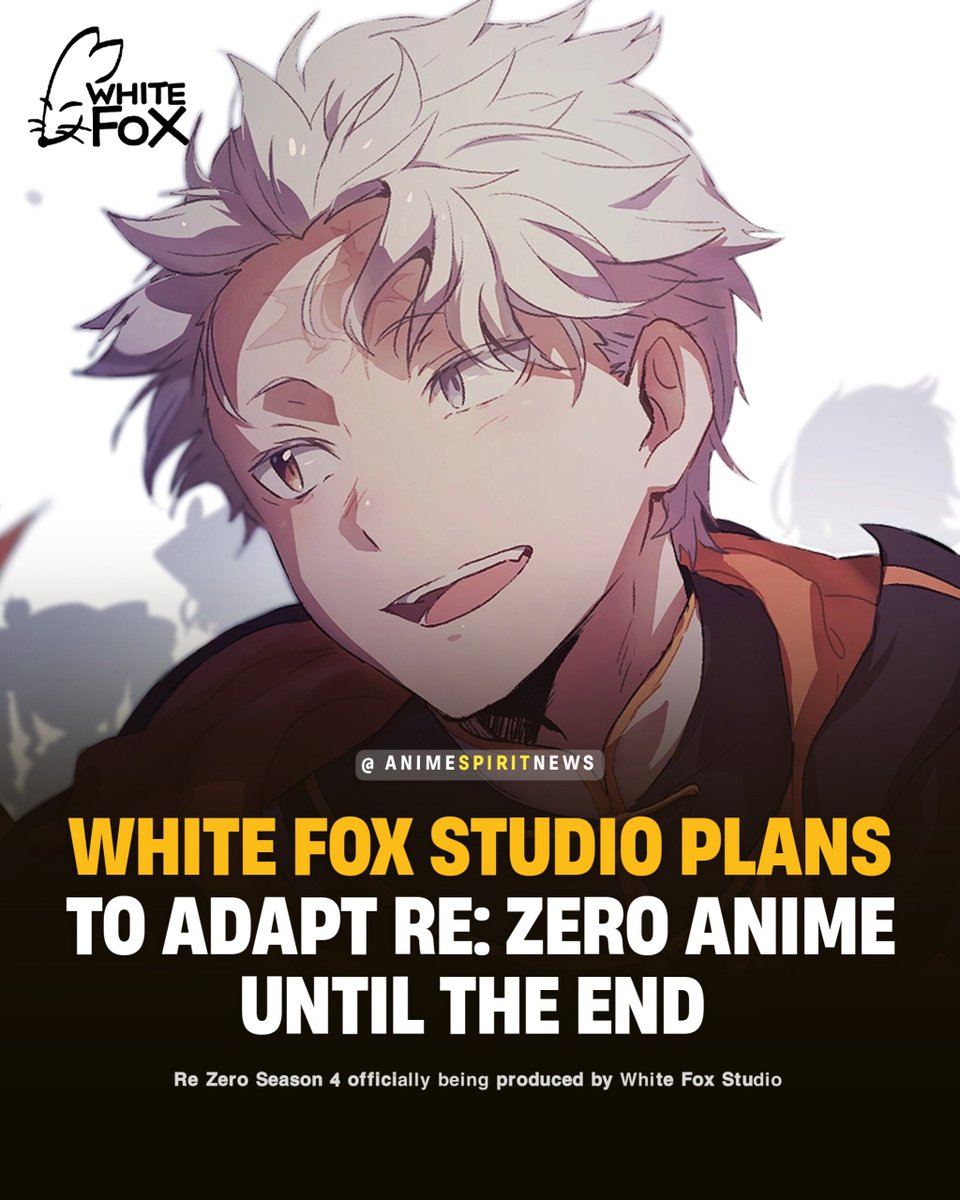 animespiritnews's tweet photo. W 🔥 White Fox Studio https://t.co/9kfEVtlDrg