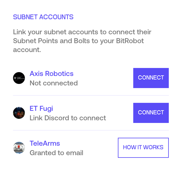 BitRobotNetwork's tweet photo. gbot, your @axisrobotics earnings are loaded in the BitRobot Bolts App.  

Sign into the Lab, click Profile and connect. Share your IDs below!

Reminder: if you signed up w/ email during our App launch countdown, final day to claim the Day 1 badge is Mon Sept 21, 11:59PM ET https://t.co/ntYhCguGjh
