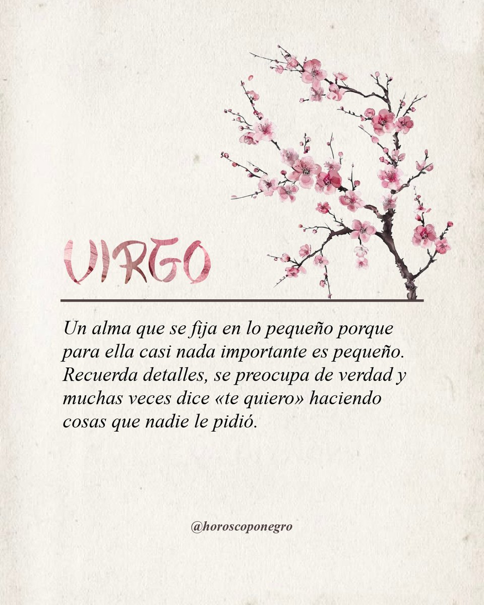 virgo_hn's tweet photo. Lo bonito de ser Virgo 🌸 https://t.co/Ly2Jh2JLYJ