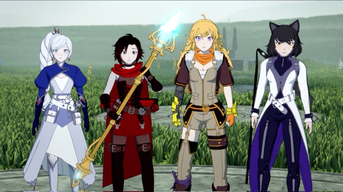 Xia55152832Long's tweet photo. Saw someone say Anyone else notice how Blake is the only member of RWBY not to hold a relic yet? 

That's crazy lol https://t.co/2jWR1G17K1
