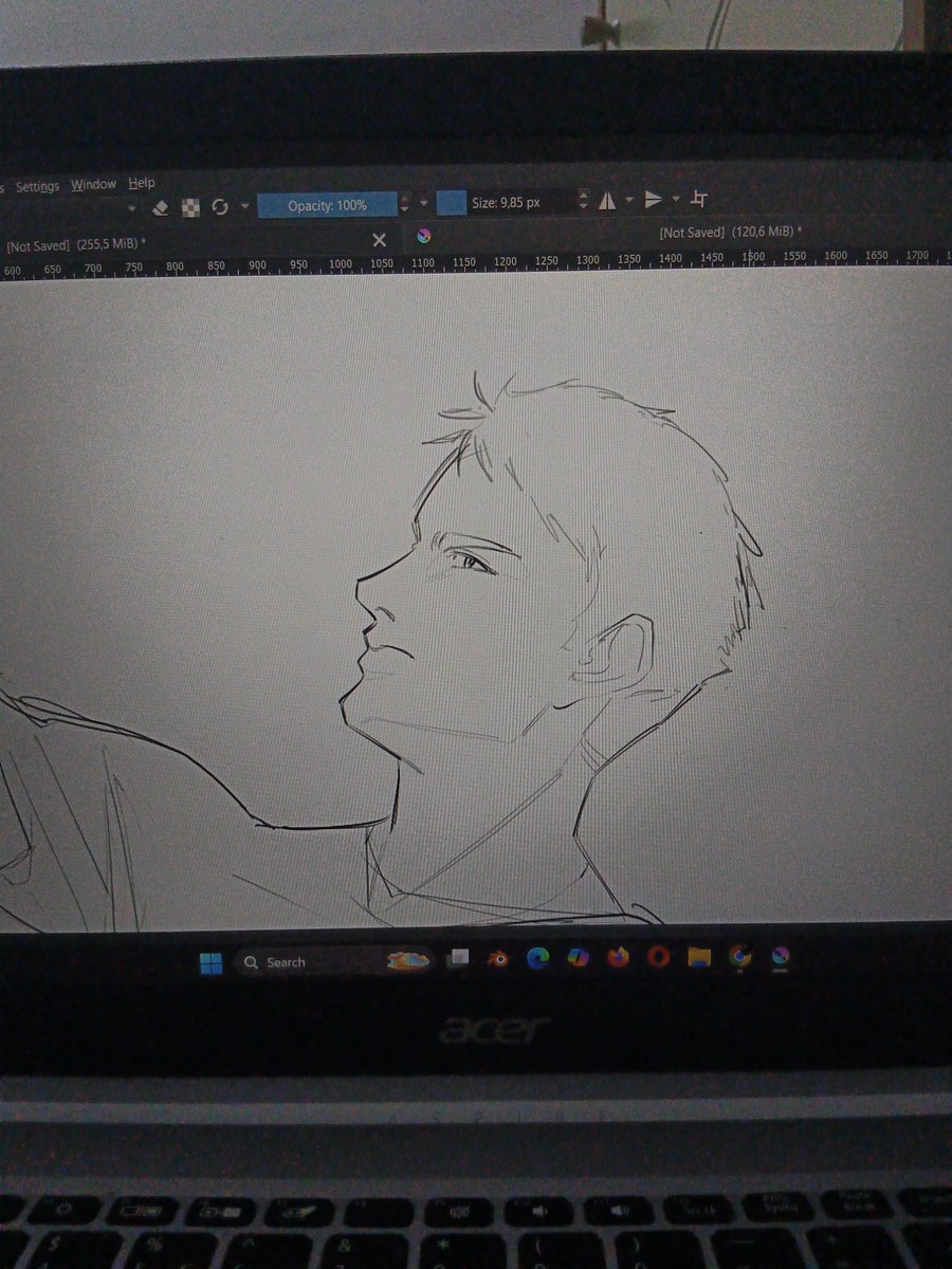 baleeeen__'s tweet photo. wip menggambar si papih kesayanganku cintaku duniaku https://t.co/WzEWFHi1G2