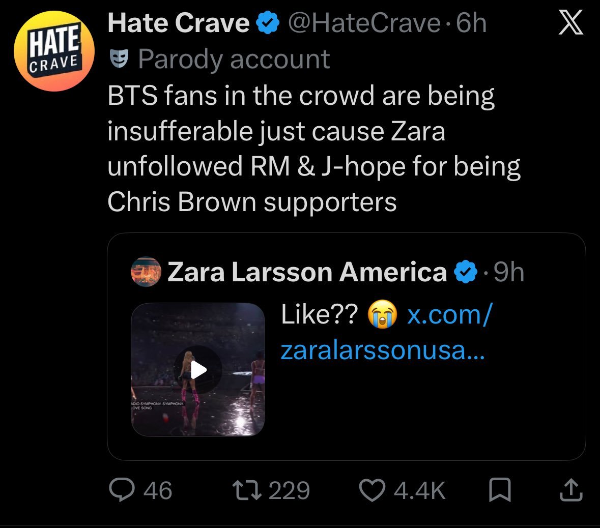 ayviolets's tweet photo. @ZaraLarssonUSA_ @zalblx yeaah selamat lo udah ngundang haters untuk misinfo ini https://t.co/uLlnd5MaJI