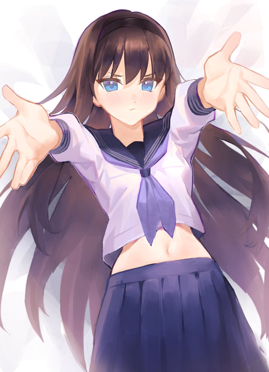 taku24_o's tweet photo. Pixivリクエスト-遠野秋葉 https://t.co/bqPcNmursn
