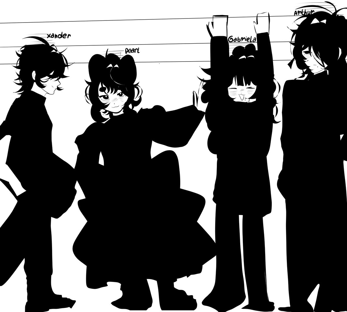 Ninthetrashbin's tweet photo. Made a quick oc height difference in between illustrations 
#oc #art #rkgk #artmootsㅤ https://t.co/sZCzj2UwFD