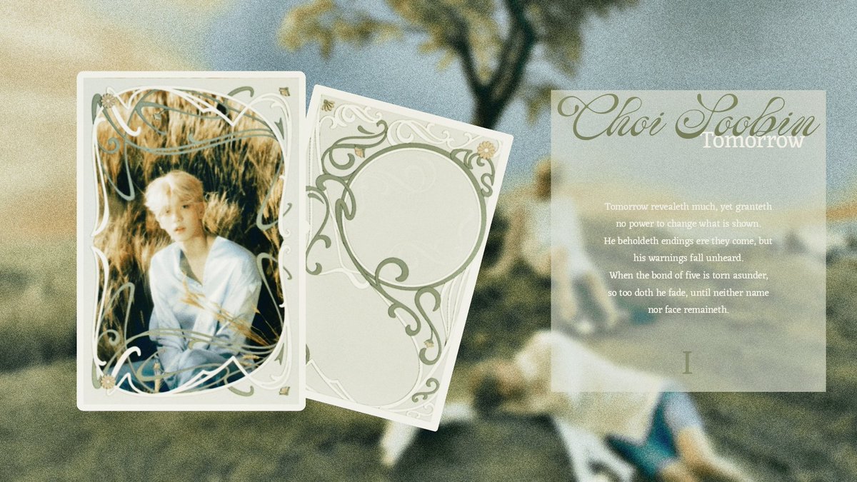 phntsmion's tweet photo. Choi Soobin beholdeth tomorrow through a veil of dreams, though what awaiteth him ever remaineth beyond his reach. https://t.co/8OLa0NkTP6