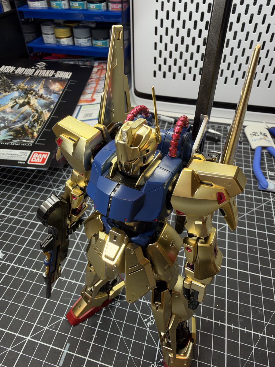 mag_build's tweet photo. 金色装甲以外をサクッと塗装して百式完成ー

てか、太古のiPhoneから新型に変えたらカメラ進化し過ぎててビビった

#ガンプラ https://t.co/oeOEgkXJ1E