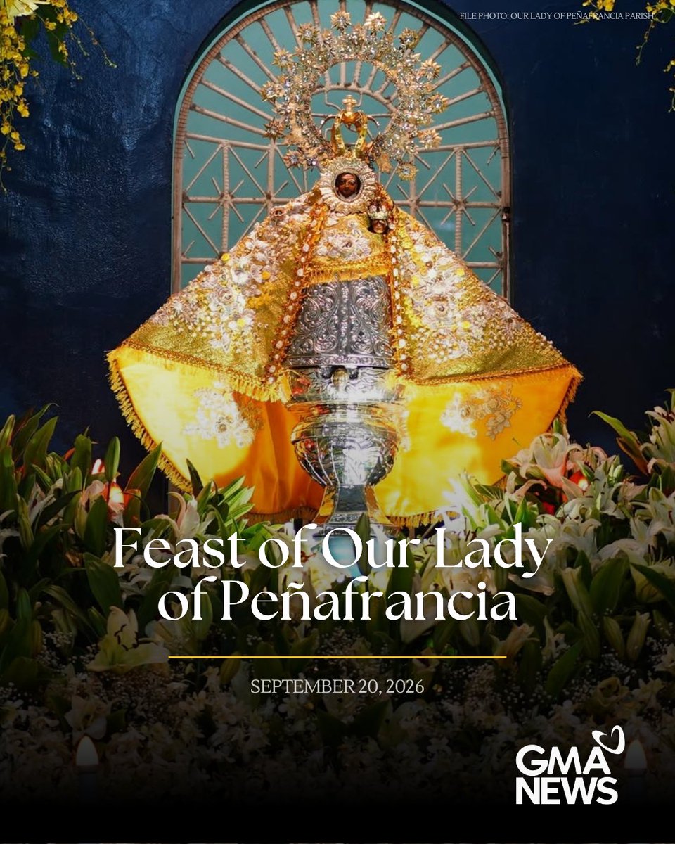 gmanews's tweet photo. VIVA LA VIRGEN! 🙏

Ina, ipamibi mo kami. https://t.co/9qs9AzTKRC