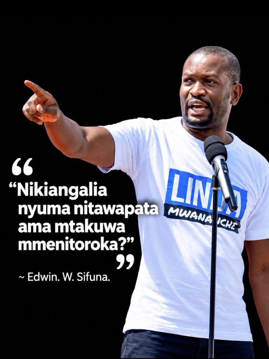 MkenyaMzi's tweet photo. Sifuna sai akiangalia nyuma anafaa kujua atanipata tu https://t.co/RB4CDx1tHM