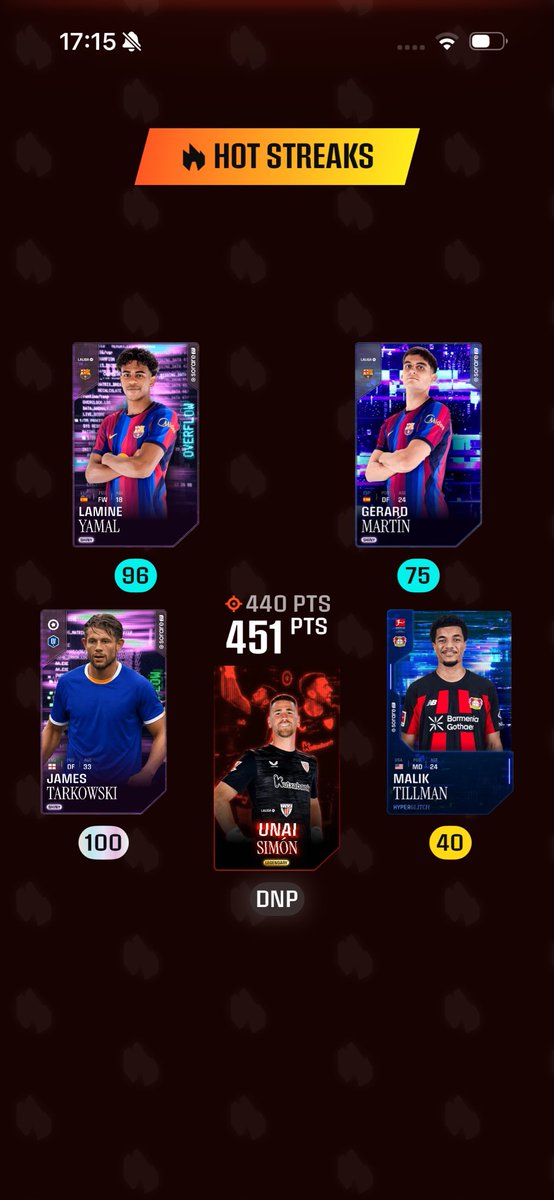 virtualpoints's tweet photo. DNP? No problem. £100 won, £0 spent, 380 gems bought over from summer camp. On to the £1000! @Sorare https://t.co/rO0rXFGX0J