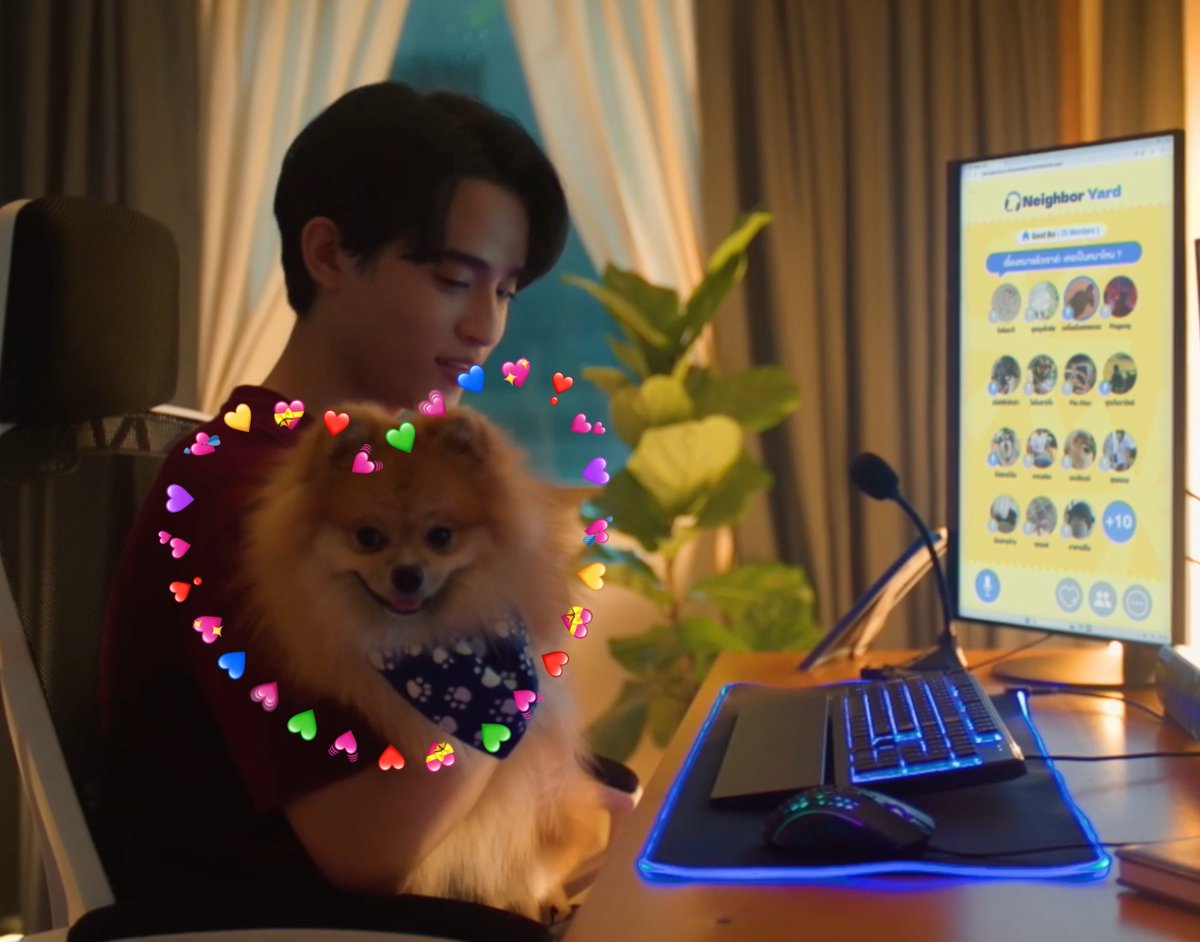 parbdee's tweet photo. วันนี้จั๊นมีบทพูด(เห่า)ด้วย 🥰🥰🥰🥰🥰🫶🏻🩷🫶🏻❤️🫶🏻🧡🫶🏻💛🫶🏻💜🫶🏻💙🫶🏻🩵🫶🏻💚

#YouManiacSeriesEP4 https://t.co/7sHH4IiJaa