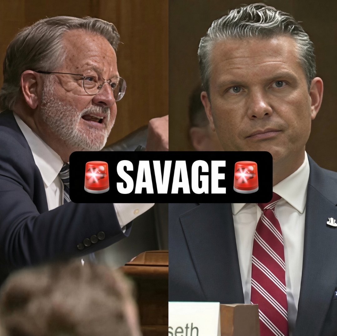 DOGEQEEN's tweet photo. This Democrat senator just started YELLING at the TOP OF HIS LUNGS and Sec. Pete Hegseth had the perfect response! 

SEN. PETERS (D): "WIN THE WAR! The men and women need leadership! WHEN WILL YOU SHOW LEADERSHIP?!"

HEGSETH: "Why don't YOU show some leadership and stand up to your fellow Democrats who won't FUND the troops! Who stand and play partisan politics while YOU don't give us the money!"

"You want to stand up here and talk about the troops? You won't show ANY political courage to actually fund our department because you have Trump Derangement Syndrome and can't actually commit to anything meaningful!"