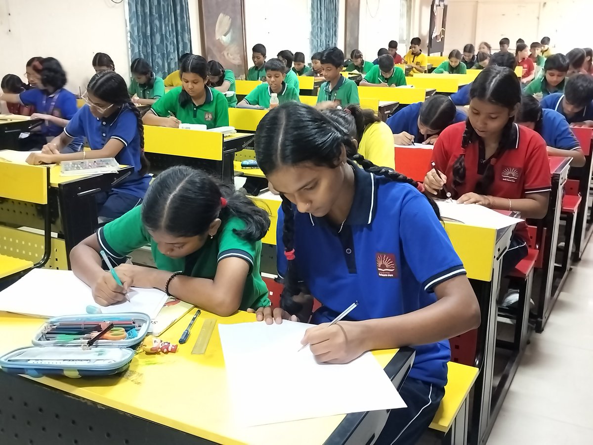 KVFortWilliam's tweet photo. #SevaSankapAbhiyaan 
Painting contest ,19/9/26 at PM SHRI KV VIJAY DURG
@KVS_HQ 
@kvsrokolkata 
@EduMinOfIndia https://t.co/L4VN7Dwh4X