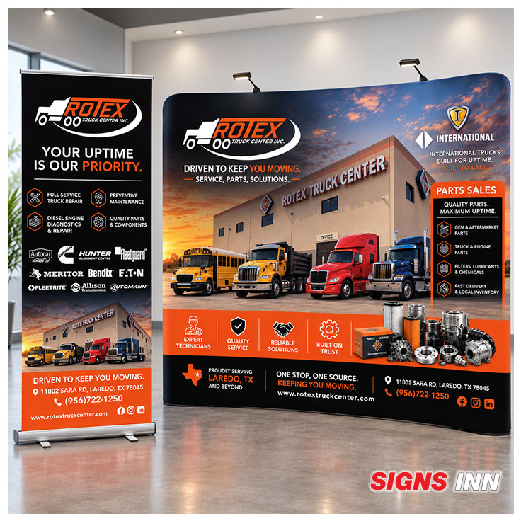 SignsInn's tweet photo. Make your brand the center of attention at every event! ✨
From retractable and tension banners to custom tablecloths, promotional products, and more—SIGNS INN has everything you need for a professional and memorable display.
#TradeShowDisplays #RetractableBanners https://t.co/iqOpYGGOOl