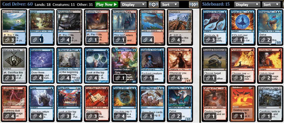 F_poporon's tweet photo. #おうちでレガシー 202th
Cori Delver 2-0-1

vs UW Tempo (先) ❌✅➖
vs Yorion Death&amp;Taxes (先) ✅✅
vs UW Tempo (先) ❌✅✅

#mtgplaybook
#Legacy https://t.co/f6oKaoEWoi