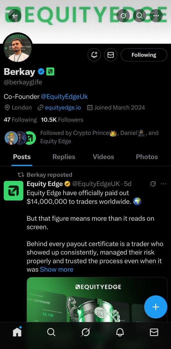 purf_Boogey's tweet photo. @VicktorJayden @Danieltrades @berkayglife @EquityEdgeUK All task done

32 https://t.co/9EwNccP9tY