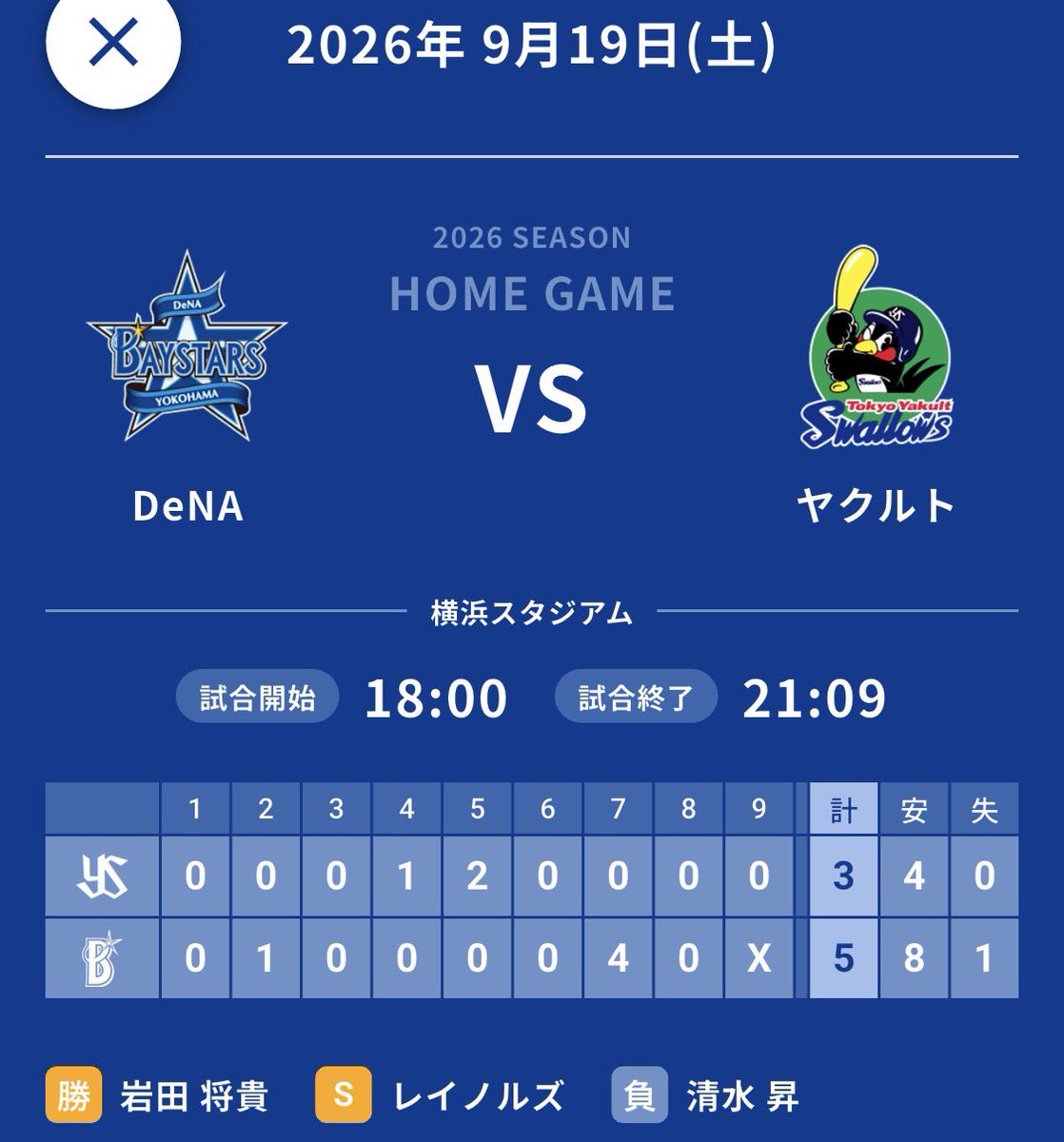 meiLu_Lu's tweet photo. 🆚ヤクルト🐧＠ハマスタ
先制から逆転され今日は駄目かなあ、、と思ってたら、７回裏に牧が逆転満塁ホーームラン🌈⚾️⚾️⚾️⚾️👏
牧さま凄いよ、本当にありがとう！！！

ヤクルト戦ハマスタ最終戦でした😊
石川選手25年間お疲れ様でした💐

#baystars
#横浜優勝 https://t.co/9WEqvSUQCx