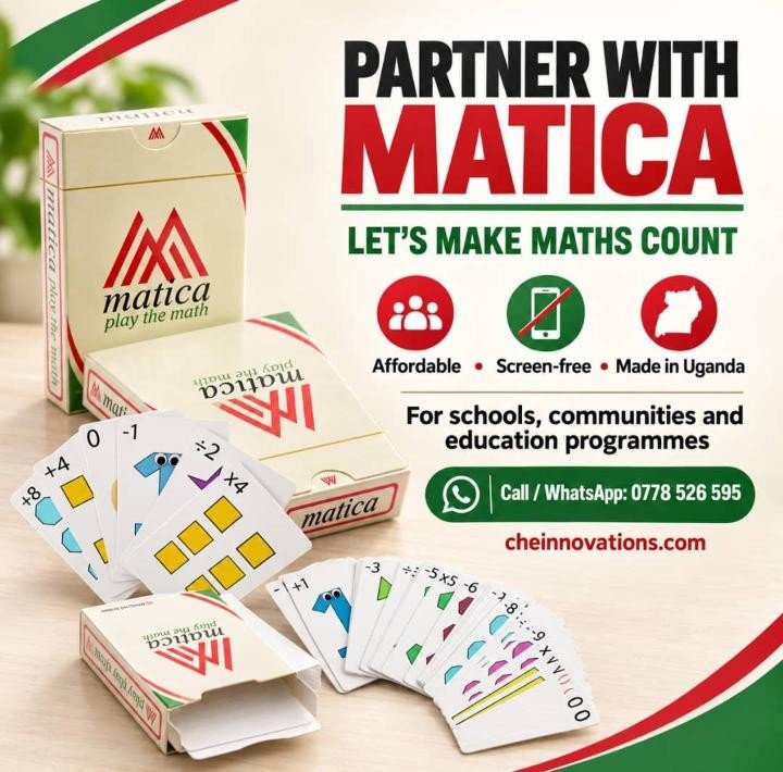 MakBME's tweet photo. 🚨#MATICA isan affordable, screen-free, Made-in-Uganda educational card game designed to strengthen numeracy for schools, communities and education programmes.

For partnerships and bulk orders:
Call/WhatsApp: 0778 526 595
https://t.co/n0n7C4Twyk https://t.co/5KtGa3KVX0