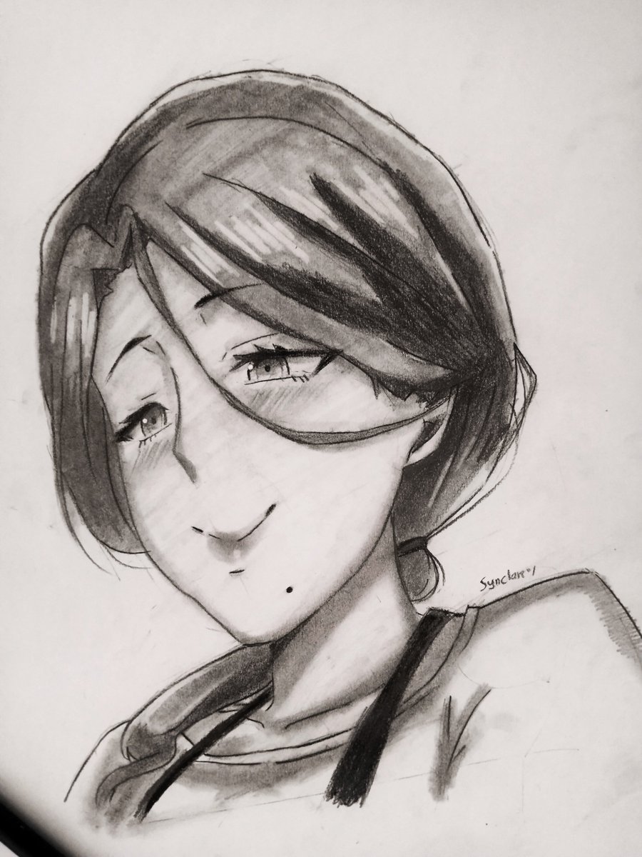 Eclare712's tweet photo. My first drawing post guys...  you know what character this is? 
#anime #art https://t.co/dBgkTMA2HI