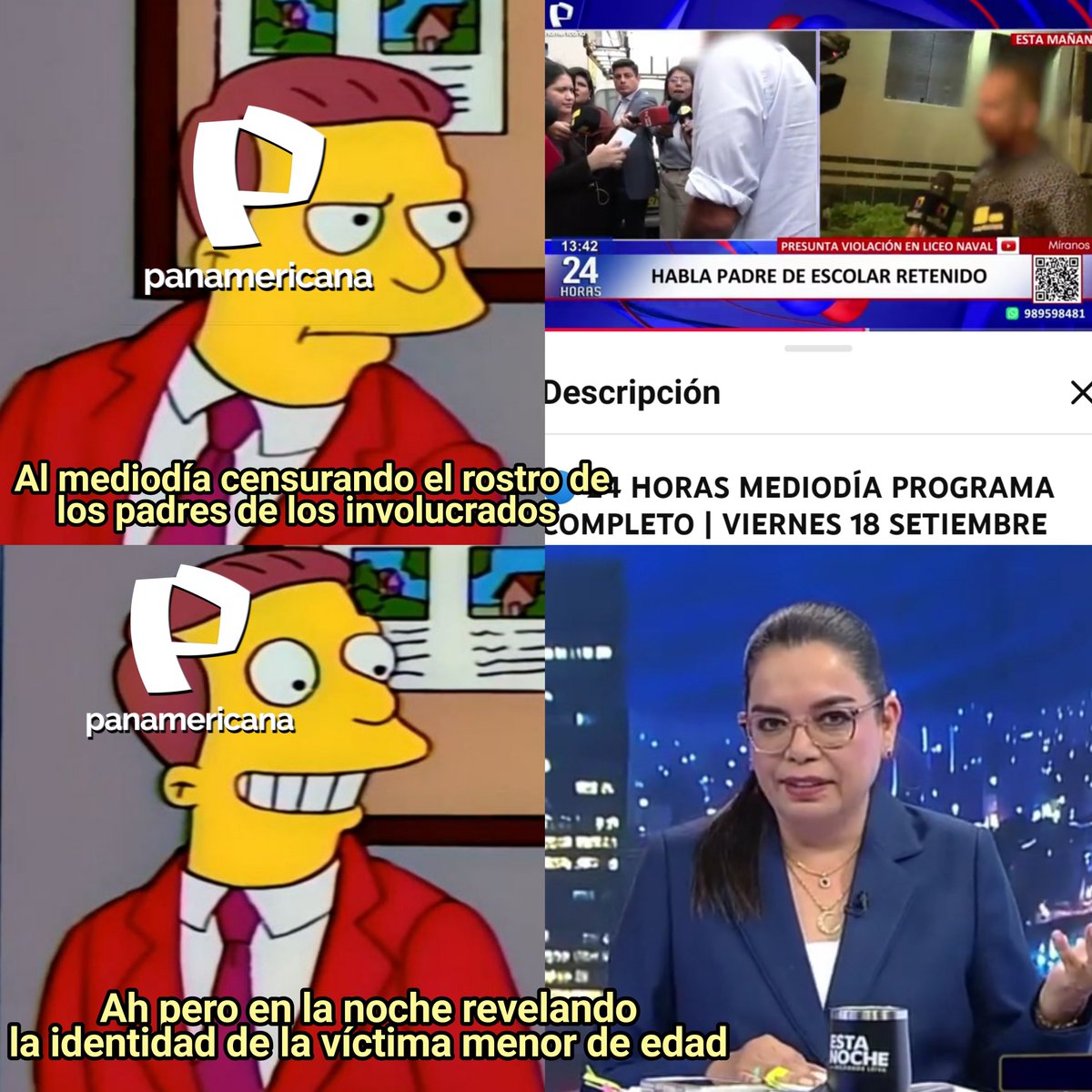 EdsonMairn17739's tweet photo. @ErrorArbitralTR Esto fue a propósito la mandaron a hacer estupidez para amedrentar a la víctima y sus familiares.
Los familiares de la víctima tienen el derecho de denunciar a milagros leyva cometió un delito la quiero ver presa. https://t.co/XzYTVyNG8M