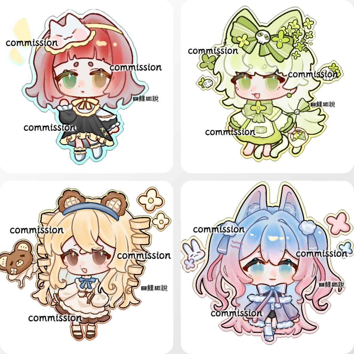 YULILI_052's tweet photo. Sharing some of my tiny chibis 🫧 They look so small and squishy!
The ones with red hair and light green hair are my OCs — I even made keychains out of them.🥹

If you like my style, come say hi! Looking for artmoots✨❤️

#chibi #VGen #artshare
#mootsmtf #artmoots #oc #commission https://t.co/nxOddTuiQ6