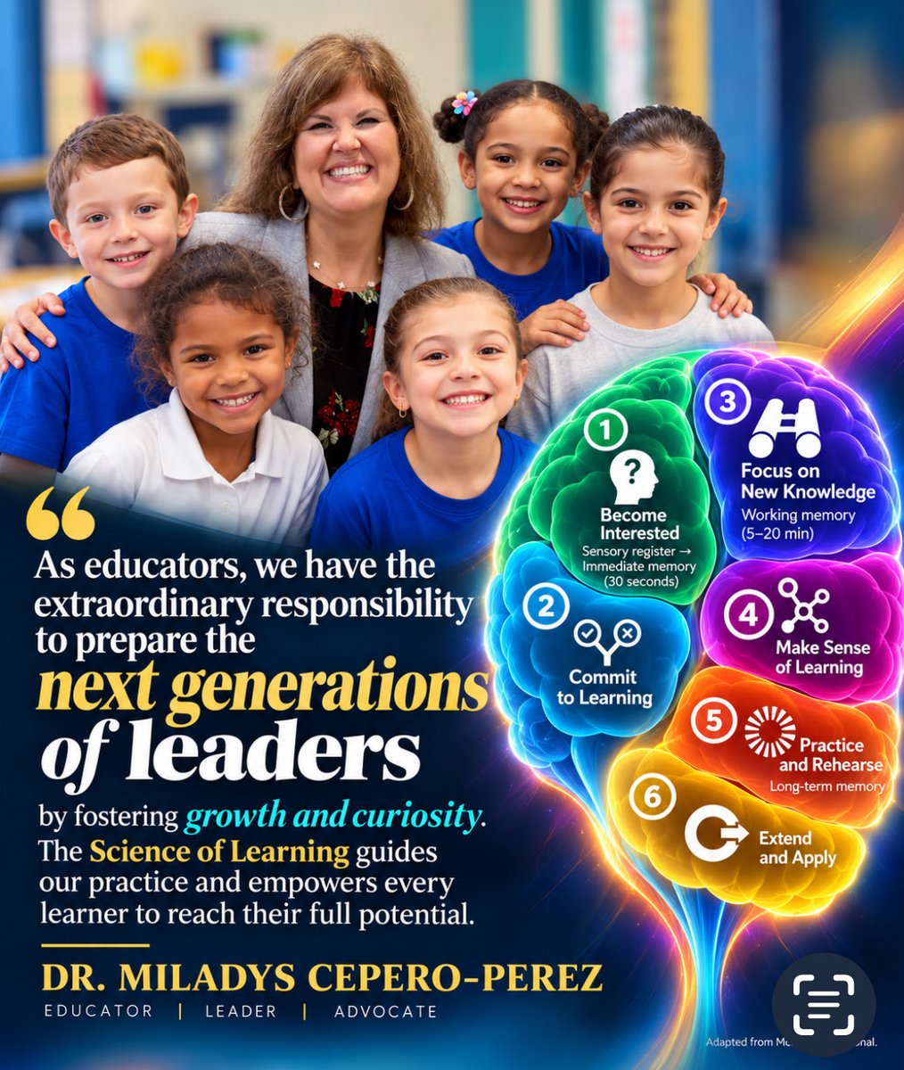 Mcepero's tweet photo. This photo takes me back to my classroom days—and the curiosity and eagerness to learn I saw in my kindergarten students. 💙
The #ScienceOfLearning reminds us to nurture that curiosity as we prepare the next generations of leaders. https://t.co/fG7CFm1Eso