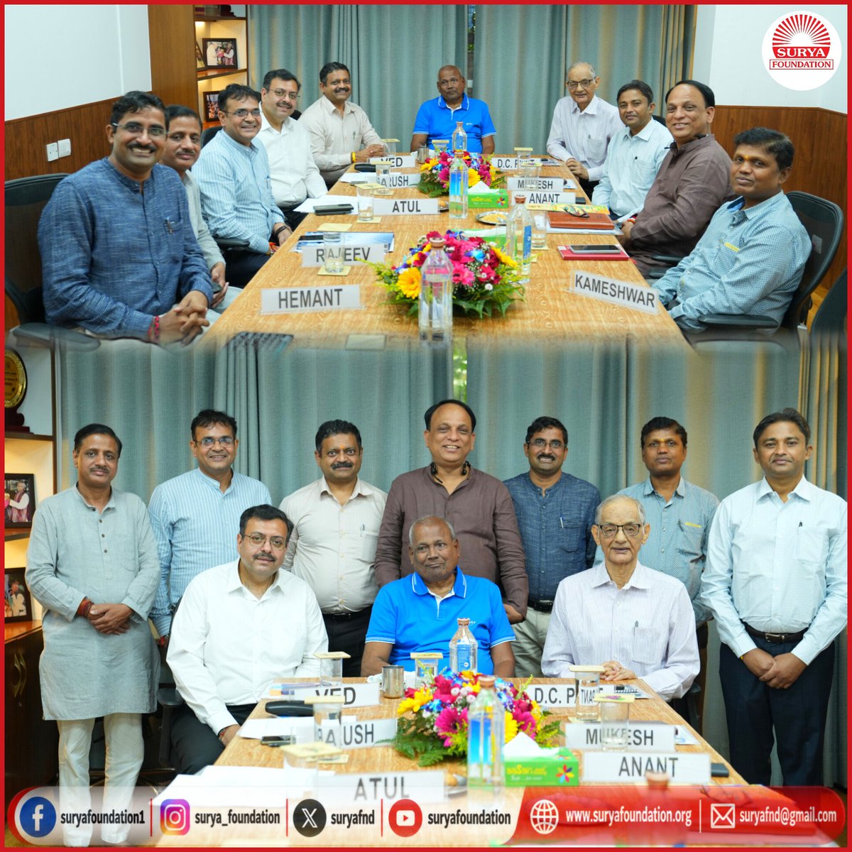 suryafnd's tweet photo. Today, an important meeting of Surya Foundation Trust was held under the chairmanship of Shri Jaiprakash Ji.

During the meeting, a detailed review of the ongoing work across various initiatives of the organisation was conducted, and updates were shared on their progress.

Our objective is not merely to carry out activities, but to lay a strong foundation for positive and lasting change in society.

With service, values, and social responsibility at its core, Surya Foundation Trust continues to move forward with determination and renewed energy towards building a better society.

One resolve — to bring about positive change.
One effort — for the upliftment of society.
One goal — a strong and value-based nation. 🇮🇳

#SuryaFoundation #SocialChange #NationBuilding #Seva #PositiveChange