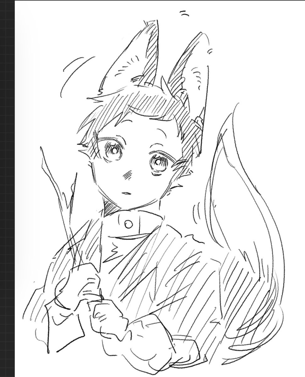 ame_same_amai's tweet photo. あまりにもキュルキュルに描きすぎた🦊子直 https://t.co/laFfHterDA
