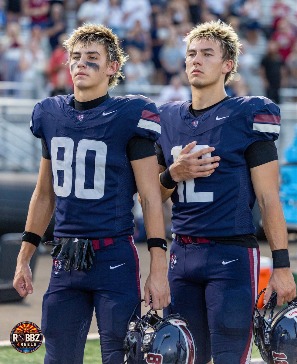 ASnyds68's tweet photo. The beginning of the season is in the books. In 3/4 games @Kael_Snyder12 and @Zane_Snyder8 have only played the first half. Kael has gone 6/7 4 TD’s, 13/13 4 TD’s, 10/11 5 TD’s. 14 total TD’s. In the other game he battled against the #1 defense in AZ. An impressive start to say the least. @Zane_Snyder8 is 15/247 avg 16.5. Couldn’t be more proud of you boys. You’ve shown ELITE growth. Leadership. Accountability. Work Ethic. Humble and Hungry. 
Continue to ATTACK every day with a chip on your shoulder, we ain’t done nothin yet 🦍🧌
