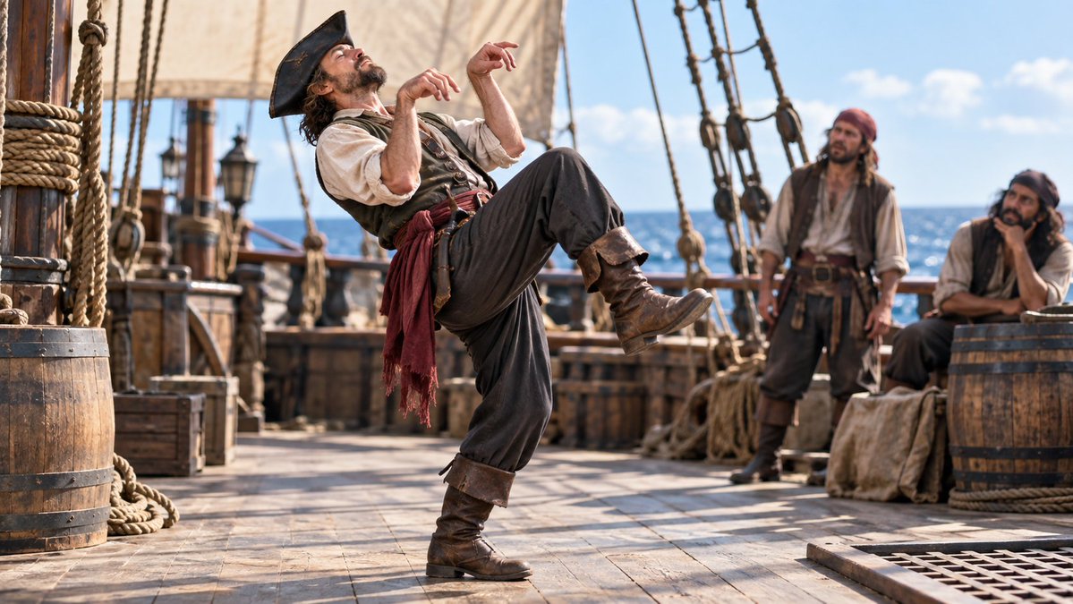 TesoroToro's tweet photo. First mate said he could breakdance. 

Crew’s voting on the plank. 

$TORO https://t.co/lqukKKdVBc