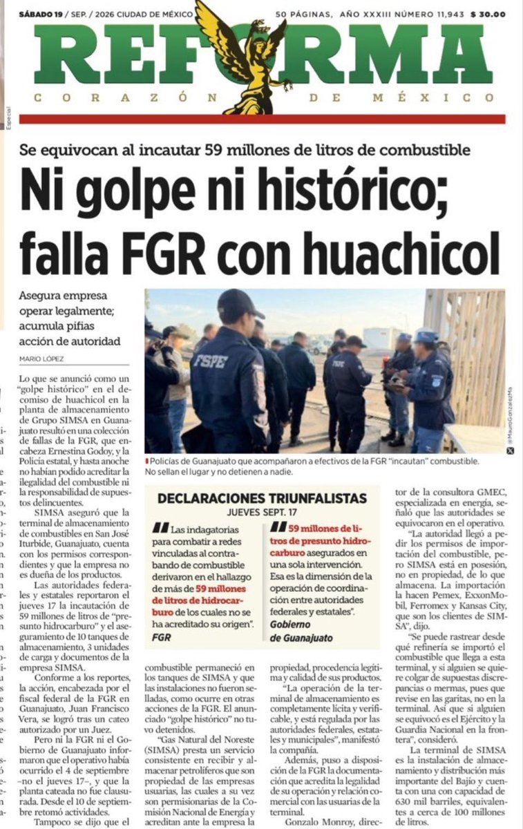 CescSando's tweet photo. Una de dos, ante la falta de huachicoleros diferentes al grupo de los López tabasque��os, agarran al que sea para simular el combate o están dándole calambres a los Issa porque van vía Hacienda como todos unos extorsionadores @GranProfeta @Donvix https://t.co/OKguG0Q152
