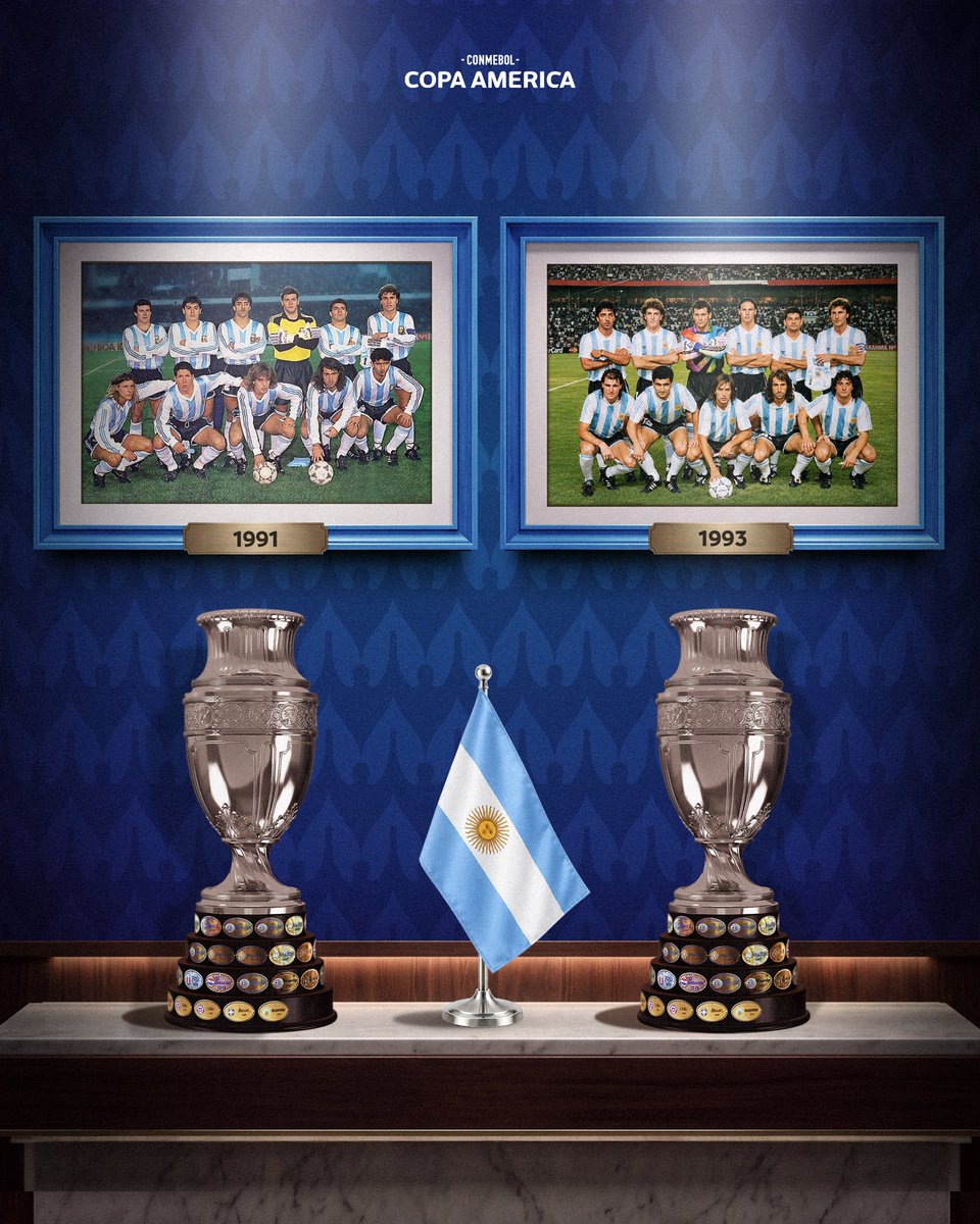 CopaAmerica's tweet photo. La historia de los bicampeones de América, en un solo lugar. 🌎🏆 https://t.co/Sq1DWiLo3E