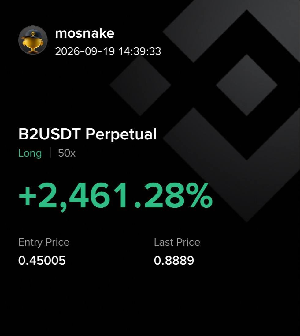 Play_Jim's tweet photo. 🔥 ANOTHER WIN FOR #OVER99WINS 🔥
🎯 #B2/USDT /USDT — TP3 HIT ✅
💰 Profit: +2461.28% 🚀
📈 Precision. Timing. Results.
🏆 Another successful signal completed!
Free Signals https://t.co/mjHrHMLkys
#Gümüş #Platin #Nasdaq #Petrol #Dxy #Dax #Silver #altin #ons #bist100 #cment #xauusd #altın #gramaltın #btc #btcusdt