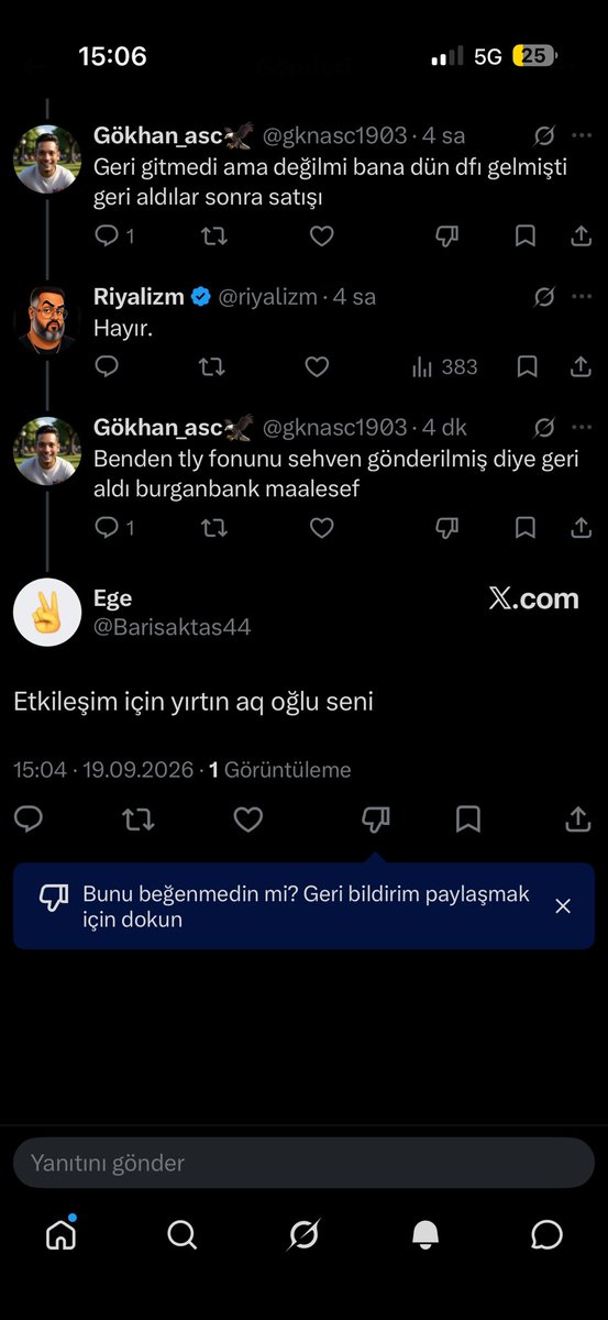 riyalizm's tweet photo. @Barisaktas44 @gknasc1903 Ekran görüntünü aldım teşekkürler kesene bereket ❤️ https://t.co/rYGuypbV4l