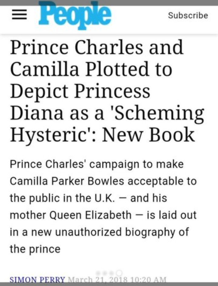 Xvouzan's tweet photo. @Scouse_Sammy The King didn't care how old Diana was when he and Camilla tormented her to her death.
Even after death, Charles and Camilla continue a years long smear campaign to destroy her memory. 
Charles and Camilla are VULTURES! https://t.co/i7ai6bhWK0