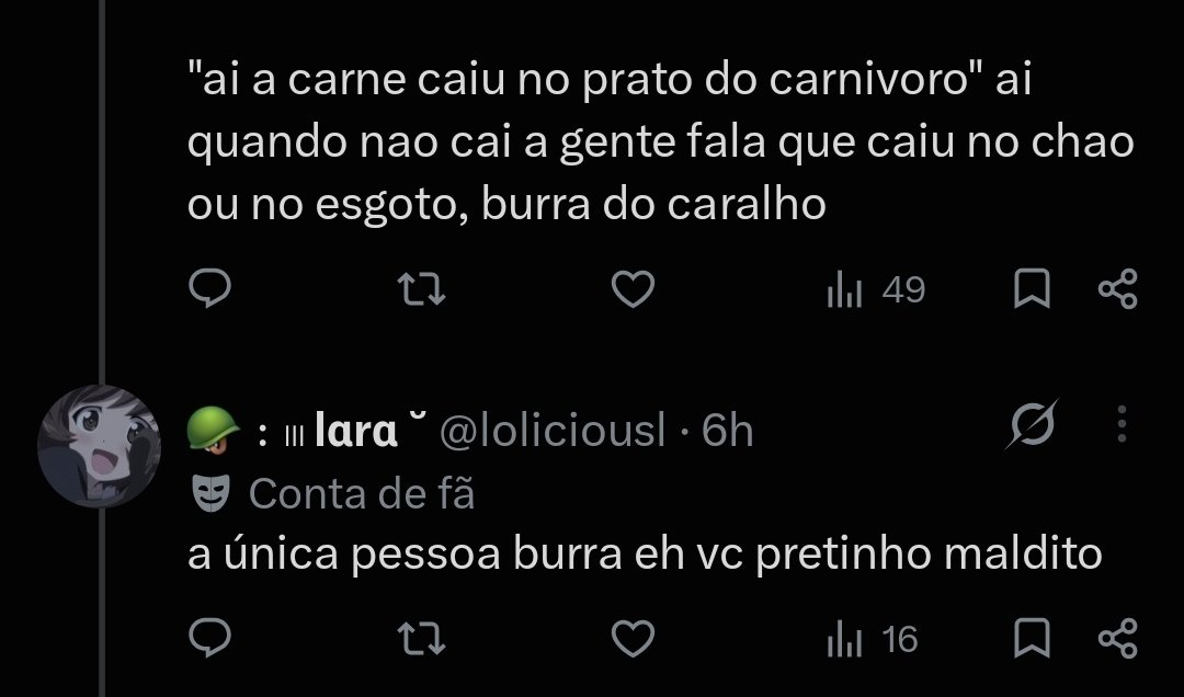 tocatonta's tweet photo. a pessoa nao entendeu a piada, é gordofobica, é do edtwt e ainda foi racista com meu icon https://t.co/00siDJitTB
