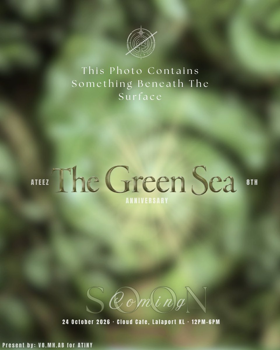 aporiaviii's tweet photo. Something was found beyond the edge of the map.

Eight routes.
Eight unfinished paths.

And somewhere beyond them—
🌊 THE GREEN SEA.

Eight years, and the map is still unfinished.

#TheGreenSeaAwaits
#ATEEZ #ATINY https://t.co/7AWqbx2DRs