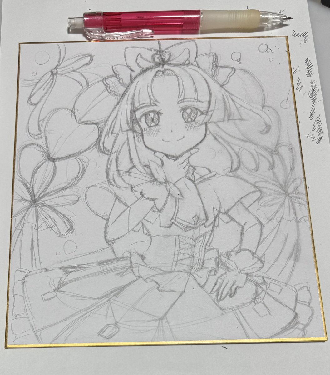 mennruri's tweet photo. キュアミスティック💕下書き
 #名探偵プリキュア https://t.co/9429tZ2BaS
