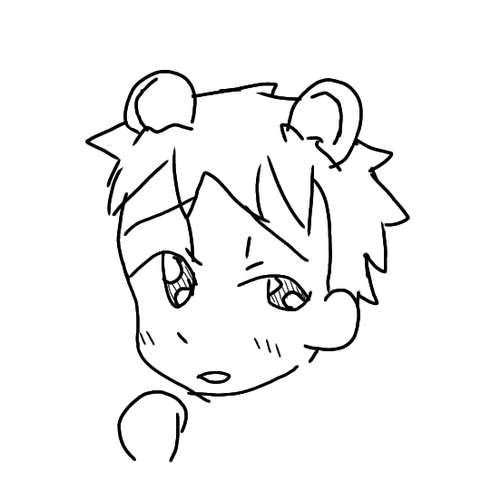 about_blank_05's tweet photo. 我靠笑死了画完才发现画了四个耳朵 https://t.co/LLGUrGaGu0