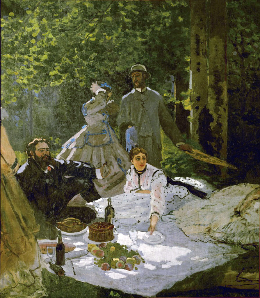 impression_ists's tweet photo. Manet shocked Paris.

Two years later, Monet took on his friend’s painting.

But he did something completely different.

Manet wanted to shock you. He confronts yo

Monet wanted to make you feel the scene. He tries to immerse you.

It was perfectly in keeping with their personalities.

Did they succeed?

Le Déjeuner sur l’herbe, 1865.