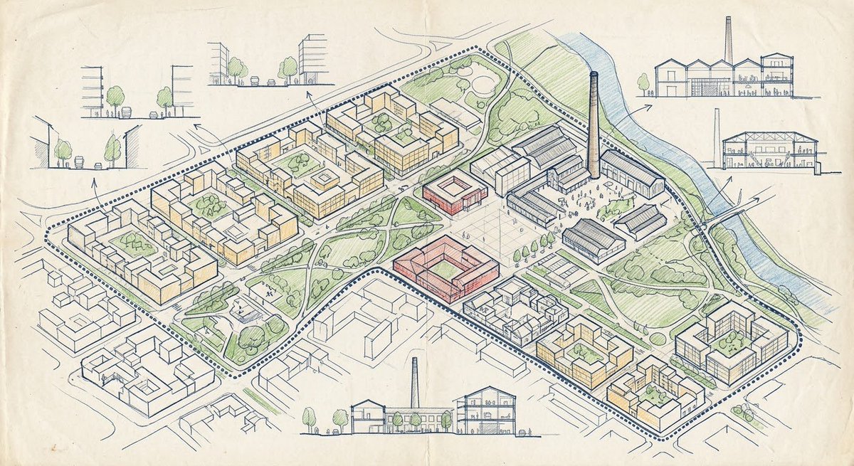 OLA_VIGO's tweet photo. Álvarez non pode ser outro barrio dormitorio. Vigo necesita vivenda, pero tamén cidade.

OLA propón vivenda pública, actividade económica, cooperativas, economía social, equipamentos, zonas verdes e patrimonio industrial activo.

Antes de decidir, auditoría e participación.

#OLA https://t.co/o66jDMkkqs