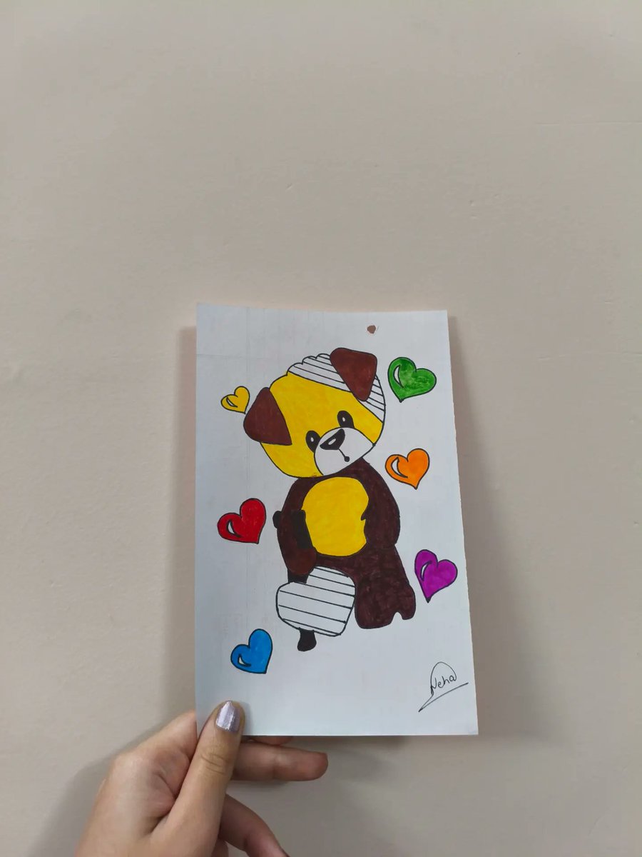 CameliaFer8rw's tweet photo. A cute little artwork filled with love, color, and creativity. Made with love, one detail at a time. Like, comment, share, and follow for more creative art. https://t.co/Ozgz6JEmus