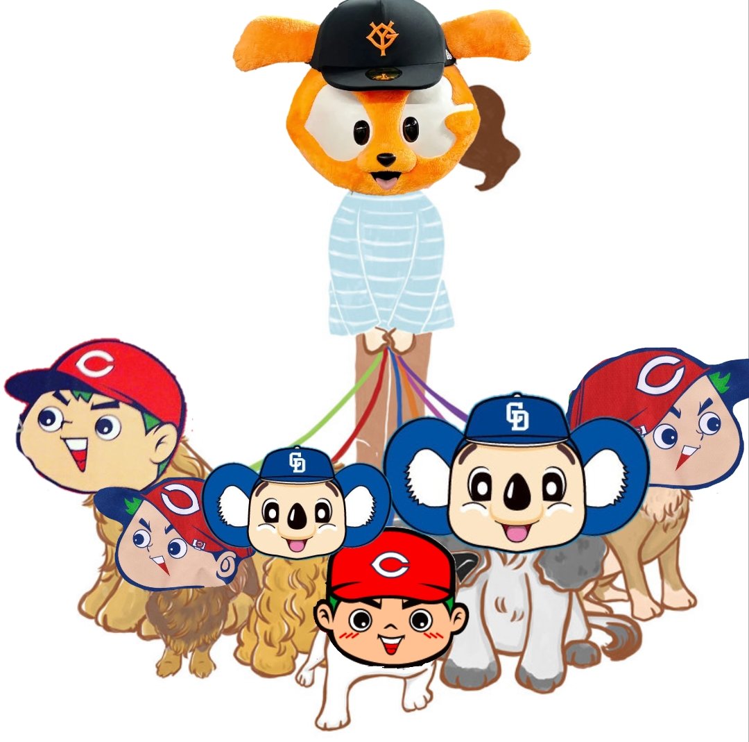 5P4NSAYEAg7PyzO's tweet photo. @TigersDreamlink 赤い犬だけかと思ったら、青い犬もいたわ。明日は緑の犬も追加されるんか？ https://t.co/MafOIbfu7o