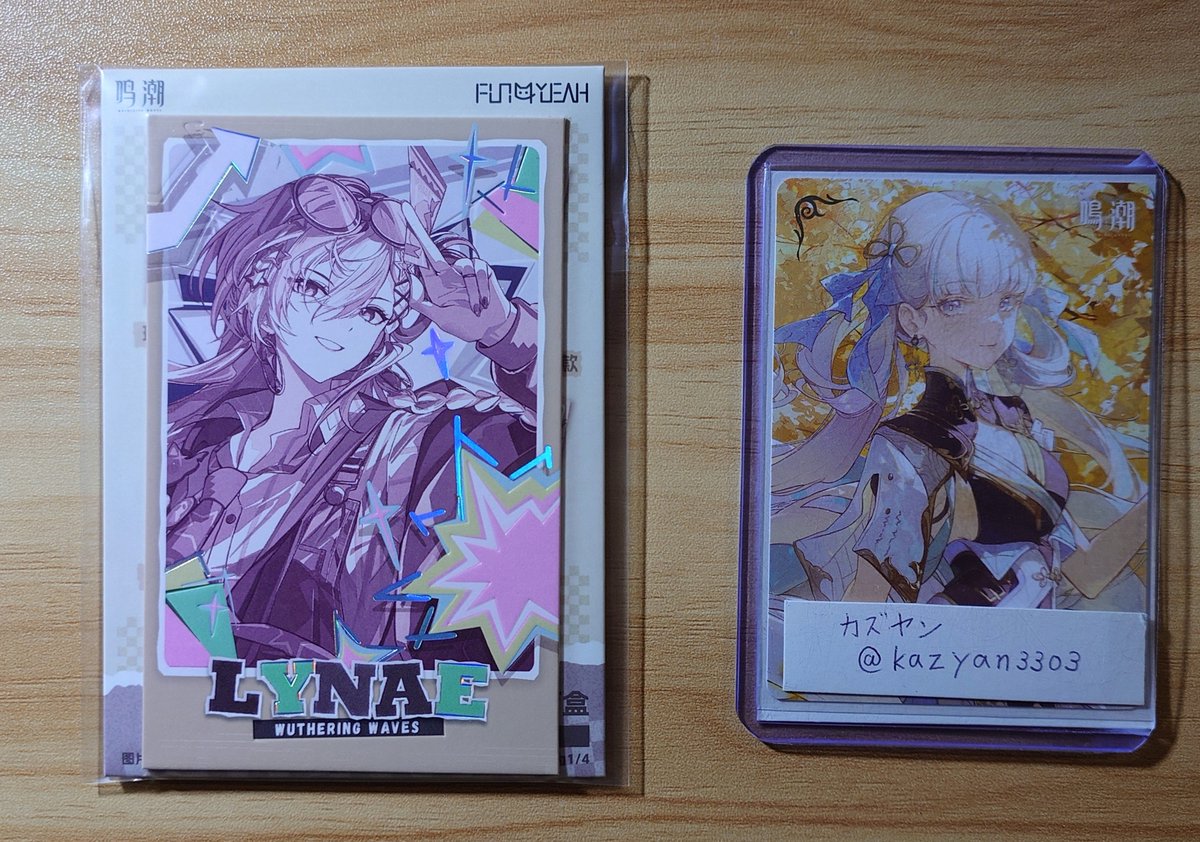 kazyan3303's tweet photo. 【交換】鳴潮 あみあみ FUN4YEAH 潮声信箋 フェア クリアカード マグネット

譲:リンネー,リューク
求:同種 ダーニャ

画像2のみ譲渡可
都内近郊お手渡し、郵送
お気軽にお声がけください https://t.co/ycWyduLEry