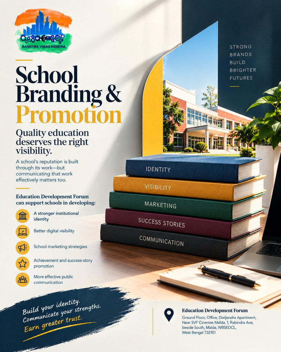 Mostafijur1990's tweet photo. Strong communication and digital visibility can help schools showcase their achievements, identity and educational strengths to the wider community.

#educationdevelopmentforum #schoolbranding #schoolmarketing #schoolpromotion #digitaleducation #privateschool #schoolgrowth https://t.co/HbJ1H2UmUL