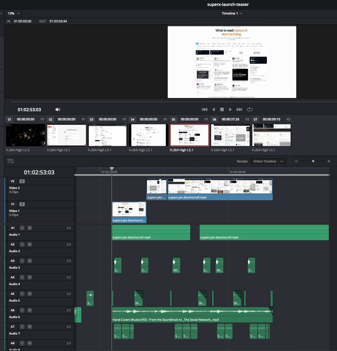 robj3d3's tweet photo. The secret behind my viral videos:

Adding sound effects.

You don't notice them, but your brain loves them :) https://t.co/VXpUyOR3W5
