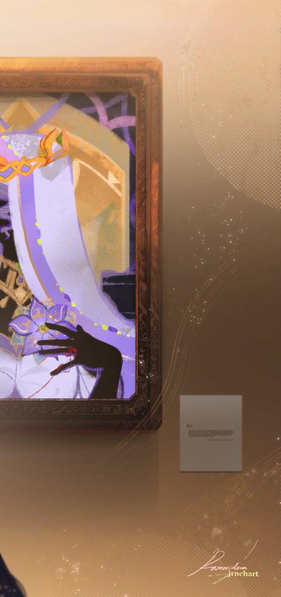 Haithamsfav01's tweet photo. ✧🌱🪻✧
#HaithamRia
[𝐏𝐚𝐢𝐧(𝐭)𝐢𝐧𝐠: 𝐓𝐡𝐞 𝐀𝐫𝐭 𝐨𝐟 𝐓𝐮𝐫𝐧𝐢𝐧��� 𝐖𝐨𝐮𝐧𝐝𝐬 𝐢𝐧𝐭𝐨 𝐂𝐨𝐥𝐨𝐫𝐬]
[Writer x Painter, Modern AU!]

Ch: "𝐑𝐞𝐜𝐨𝐫𝐝𝐞𝐝 𝐓𝐡𝐫𝐨𝐮𝐠𝐡 𝐇𝐢𝐬𝐭𝐨𝐫𝐲"
.
.

"…Alhaitham…kenapa rasanya sedih…"

Alhaitham tidak langsung menjawab.
Tatapannya beralih pada lukisan itu

"Beberapa jiwa saling mengenal lebih lama dari yang mereka sadari."

"Menurutmu… itu mungkin?"

Alhaitham menatap lukisan itu lagi.
Di kedua tangan mereka. Benang merah.

Dua sosok yang terpisah namun tetap terhubung.
Dan anehnya... itu terasa sangat familiar.

"…aku tidak tahu."

Kemudian dia menatap Wisteria. Lama.

"…tapi kalau itu benar…"

Tangannya perlahan menggenggam jemari Wisteria lebih erat.

"…maka mungkin aku sudah mencarimu jauh sebelum kita menjadi diri kita sekarang.”

Air mata Wisteria langsung menggenang.
karena sesuatu dalam hatinya.. mengakui itu.

"…kalau mereka benar-benar saling mencintai…"
"…apa mereka juga kehilangan satu sama lain?"

...

"…mungkin."

"Tapi mereka tetap menemukan jalan untuk saling kembali."

🌱🪻

#fallinyume26

© Ramon