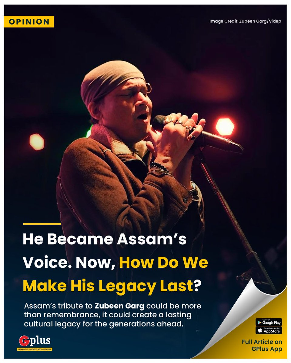 guwahatiplus's tweet photo. #OPINION | The passing of #ZubeenGarg has left behind a void that is difficult to describe in ordinary words. The extraordinary outpouring of grief across #Assam demonstrated that we were not merely mourning a #singer. 

Read: https://t.co/bXWyccZqaA

#Assam #Zubeengarg https://t.co/0zuFrm1Yji